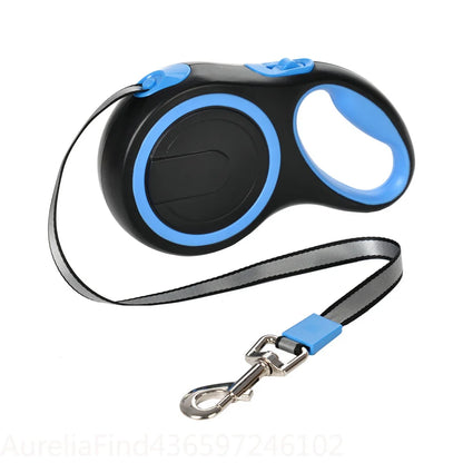 Automatic Retractable Dog Leash Heavy‑Duty Roulette Lead Rope For Small and Large Dogs