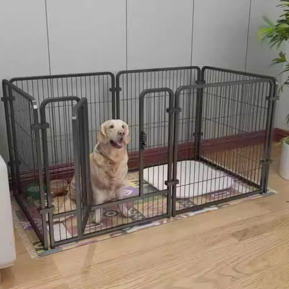 Dog Fence Playpen Foldable Exercise Kennel, Escape Barrier Heavy Duty Cage