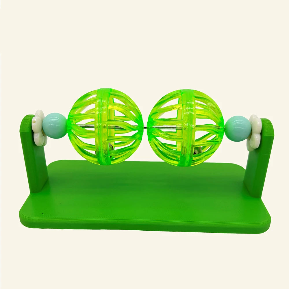 1PC Hamster Toy Rotating Bell Ball for Hamster Boredom,