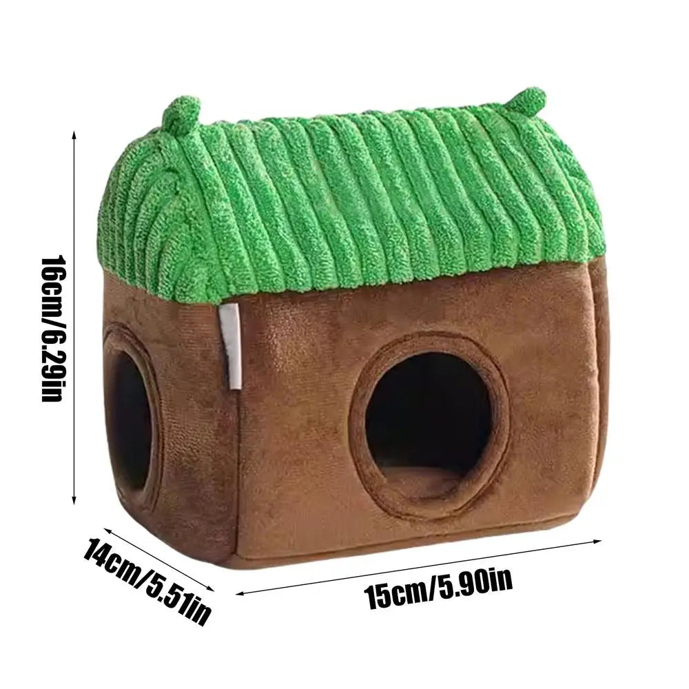 Hammock Warm Bed Small Animal Tube Cage House - Hamster Warm Bed, Tunnel House Double Sided