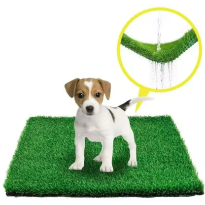 Green Artificial Turf Simulation Lawn Mat for Pets Portable Waterproof Dog Urinating Mat for Indoor And Outdoor Use