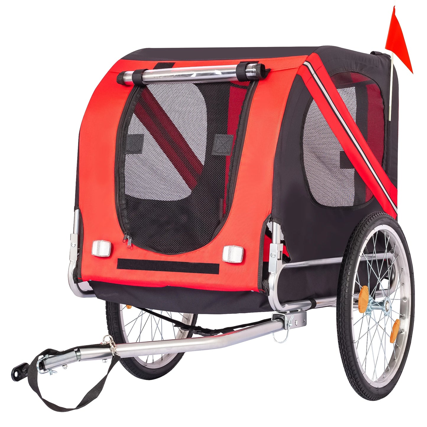 Large Dog Bike Trailer, Universal Coupler with Quick Release Wheels