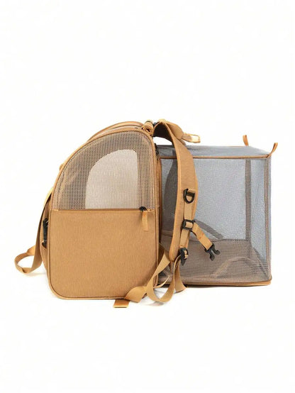 Pet bag, portable pet carrier,  - soft-sided cat carrier for medium-sized cats and small dogs up to 15 pounds,