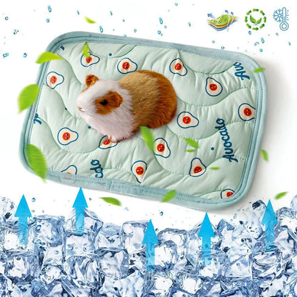 Small Pet Cooler Mat Summer Ice Silk Cool Feeling Hamster Kennel Mat