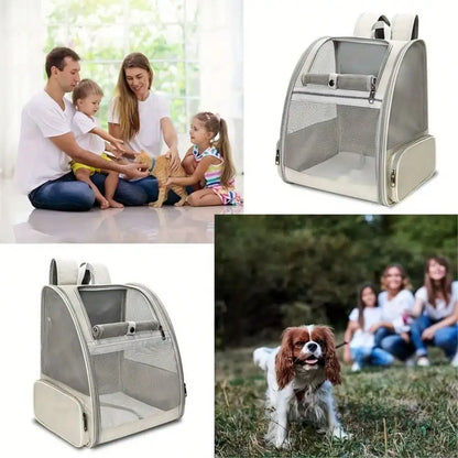 Airline Approved Pet Backpack Carrier Breathable Portable Cat Or Dog Travel Backpack Hold Up To 15 Lbs