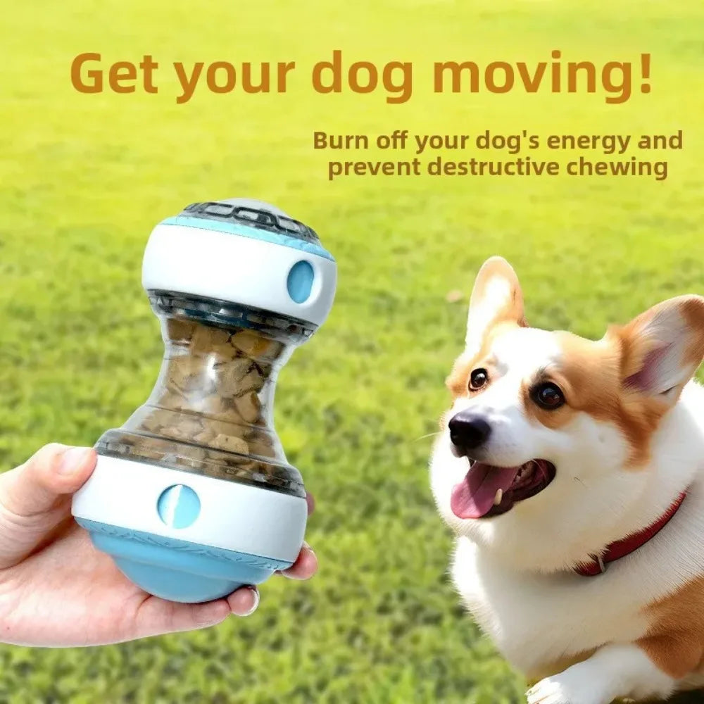 Interactive Dog Treat Dispenser Toy - Dog Puzzle Rolling Leaking Food Ball