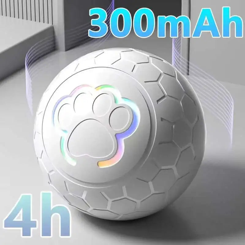 Smart Ball Electronic Interactive Dog Toy Ball  -  USB Automatic Bouncing Rolling Toy Ball With RGB Lights