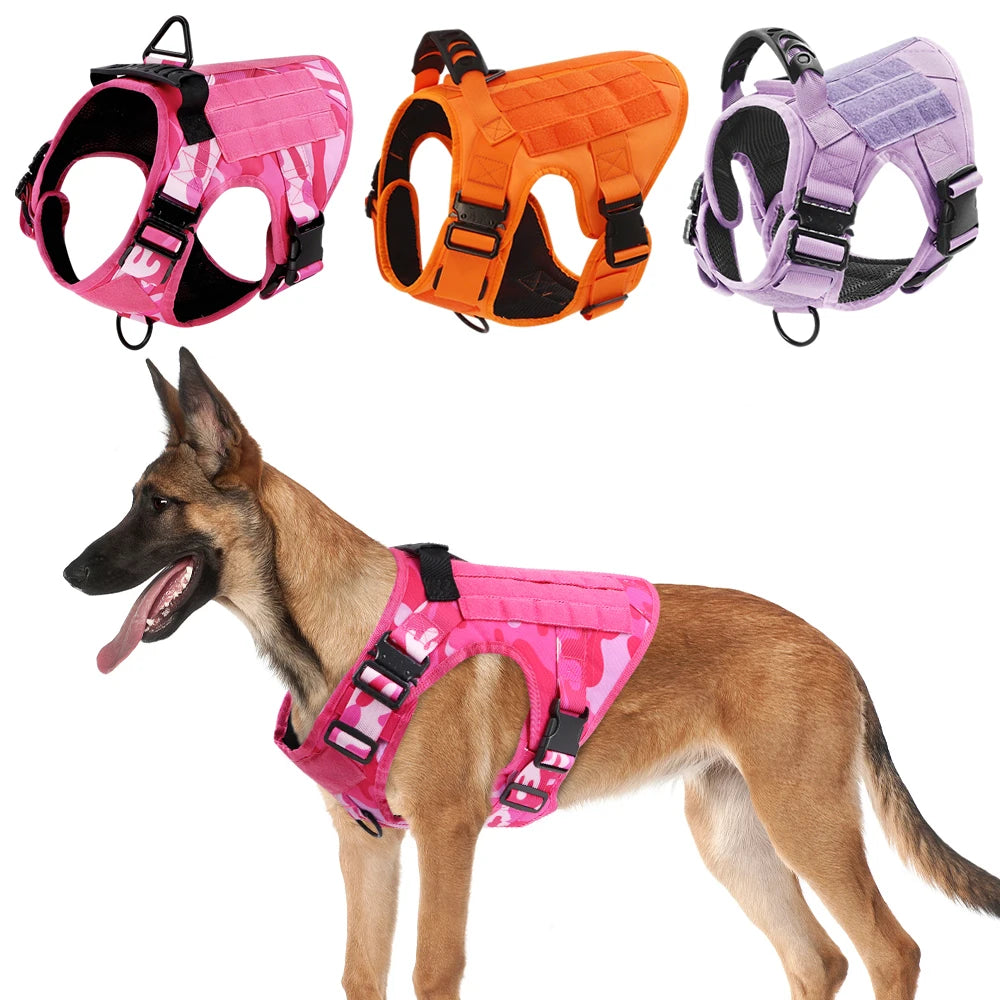 Military Dog Harness For Large  And Medium Dogs