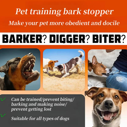 Waterproof Dog Bark Collar,Rechargeable Anti-Bark Collar Vibration Training Collar For Small,Medium Dog