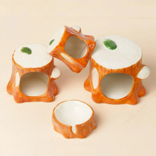 Ceramic Hamster House Indoor Hamster Hideout For Squirrels Hedgehog Chipmunk