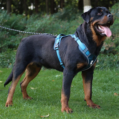 Reflective Harness for Medium and Large Dogs Waterproof Oxford Cloth