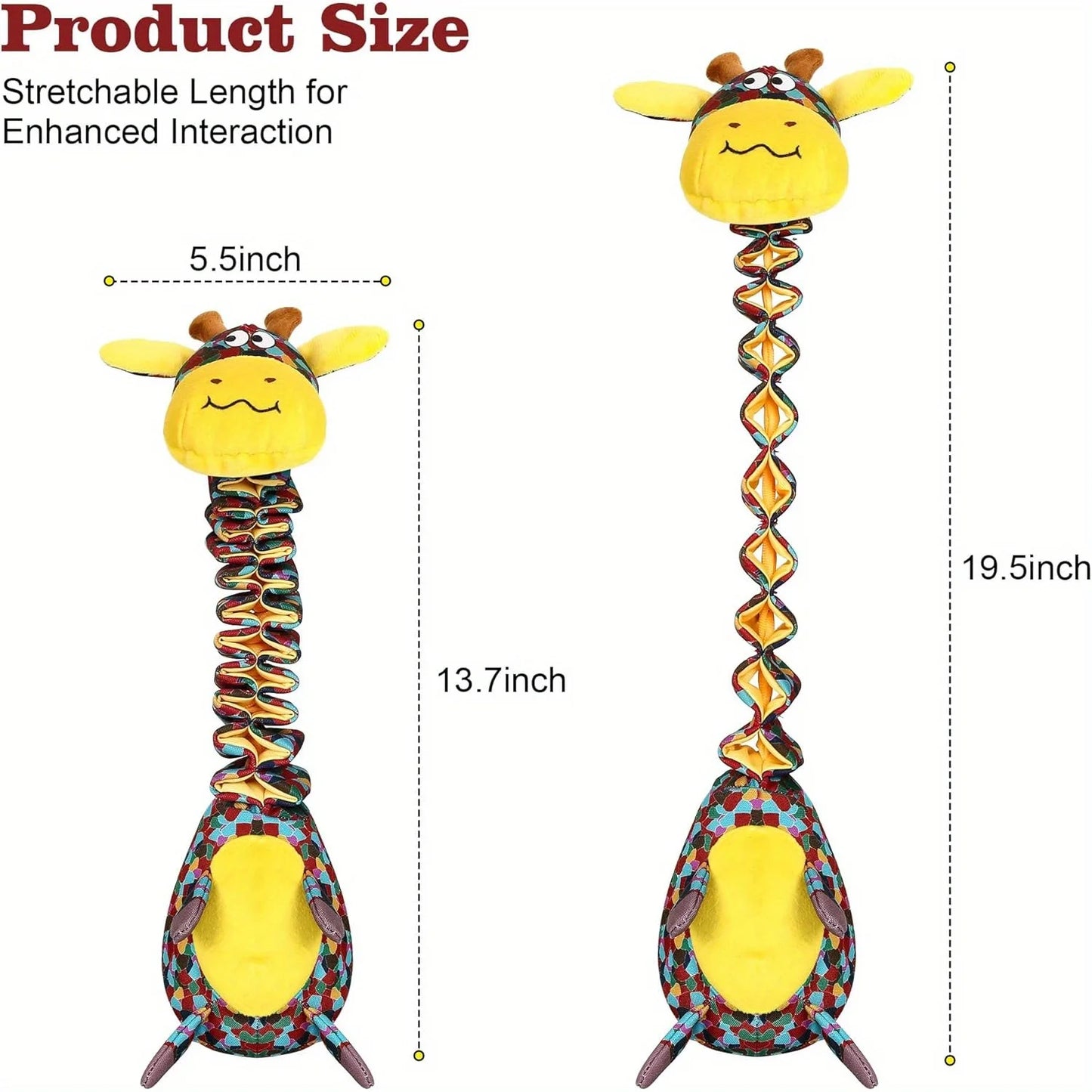 Indestructible Tough Dog Toy For Aggressive Chewers Durable For Large Breeds, Made With Plush Material And Crinkle Paper Ultra-Strong Chew Toy For Powerful Dogs
