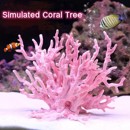 Fish Tank Aquascape Simulation Coral Water Plant Resin Fake Coral Aquarium Decorations