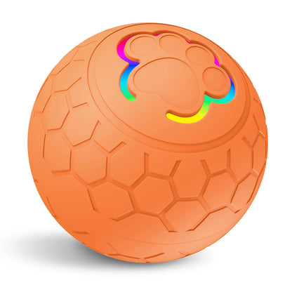 Smart Ball Electronic Interactive Dog Toy Ball  -  USB Automatic Bouncing Rolling Toy Ball With RGB Lights