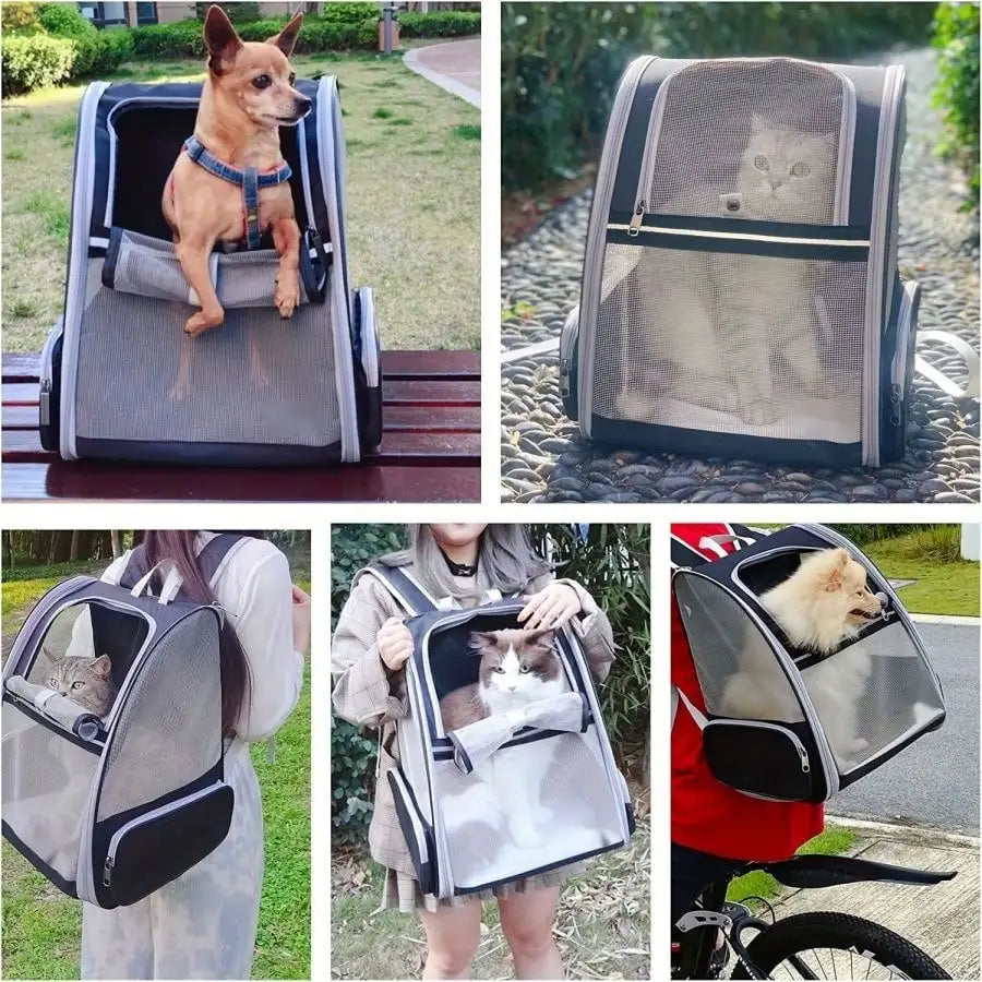 Airline Approved Pet Backpack Carrier Breathable Portable Cat Or Dog Travel Backpack Hold Up To 15 Lbs