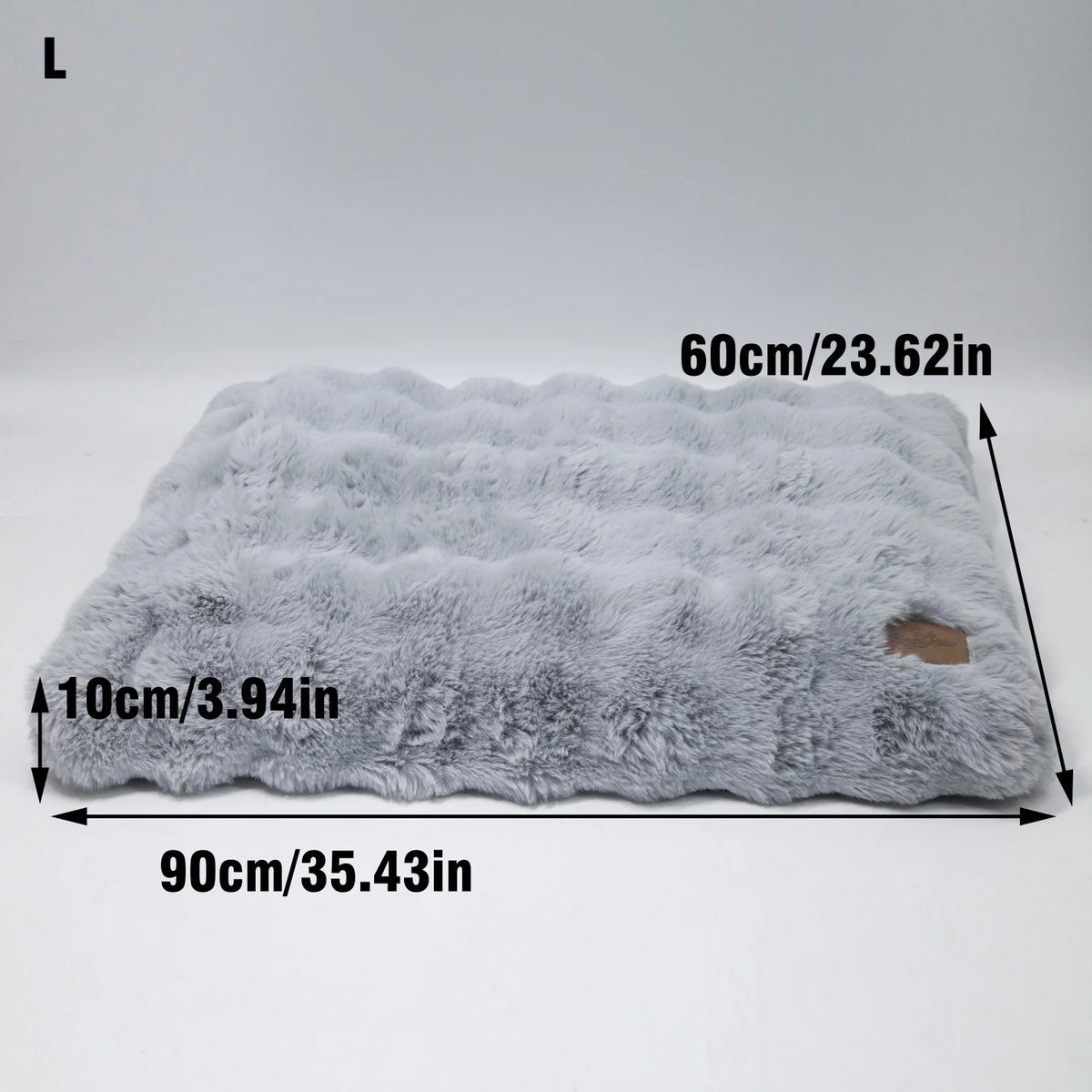 Plush Dog Bed Thicker Foam Base Crate