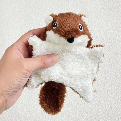 Small Cat Toy Cute Little Flying Squirrel Interaction Toy With Squeak