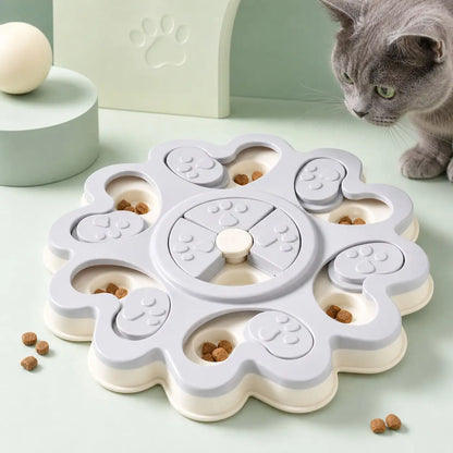 Dog Puzzle Toys Slow Feeder, Interactive IQ-Enhancing Food Dispenser, Non-Slip Slow Eating Bowl