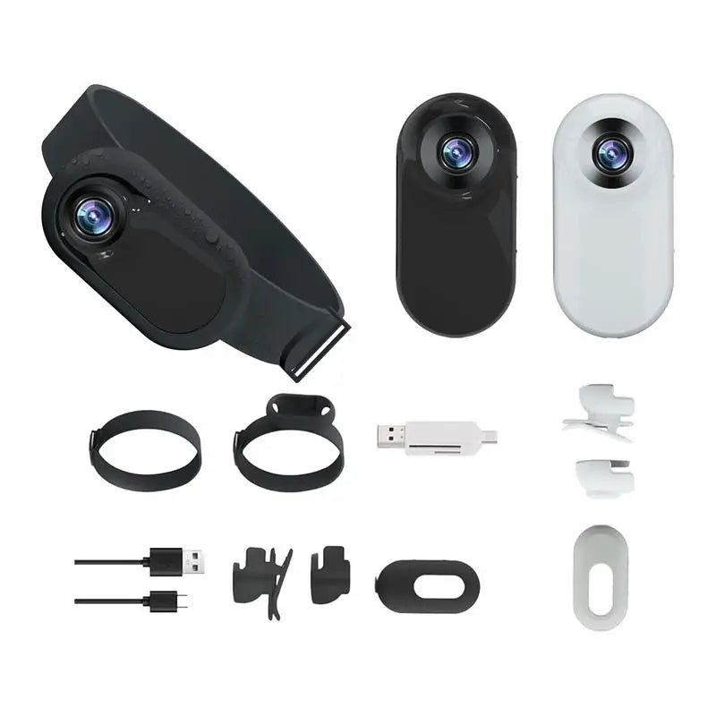 Pet Collar Camera HD 1080p Mini Sports Camera With Screen Video Recordingr