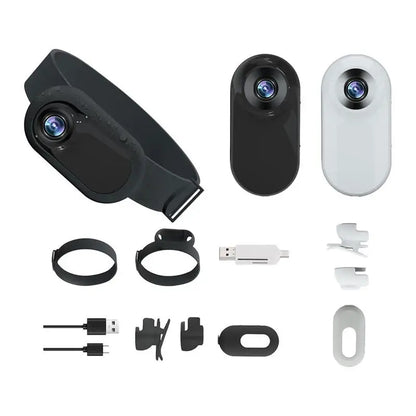 Pet Collar Camera HD 1080p Mini Sports Camera With Screen Video Recordingr