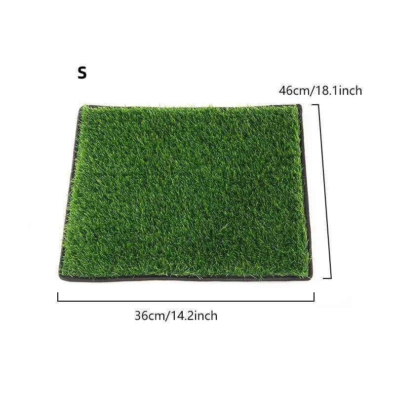 Green Artificial Turf Simulation Lawn Mat for Pets Portable Waterproof Dog Urinating Mat for Indoor And Outdoor Use
