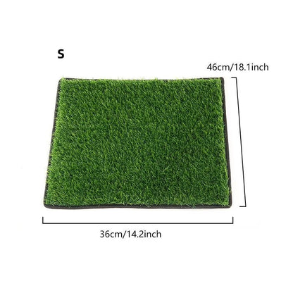 Green Artificial Turf Simulation Lawn Mat for Pets Portable Waterproof Dog Urinating Mat for Indoor And Outdoor Use
