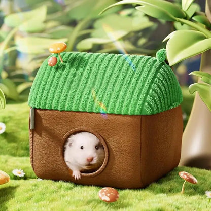 Hammock Warm Bed Small Animal Tube Cage House - Hamster Warm Bed, Tunnel House Double Sided