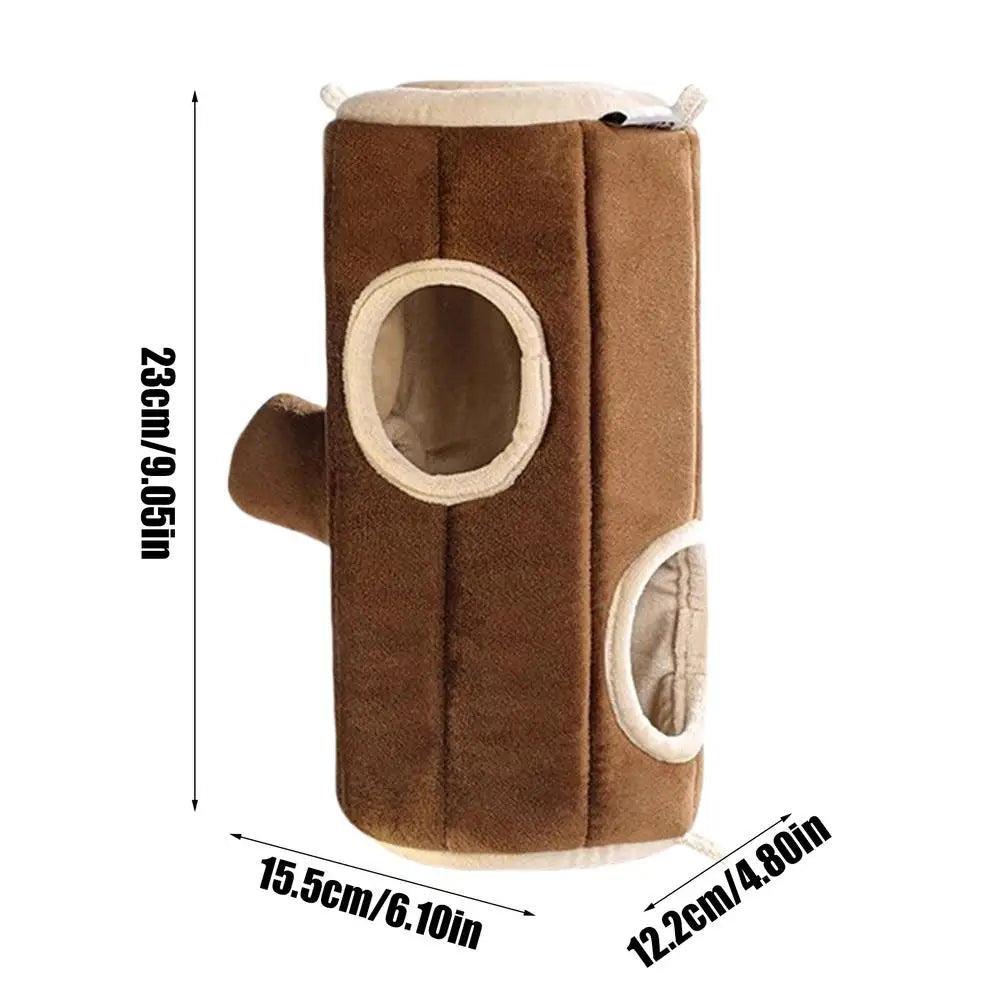 Hammock Warm Bed Small Animal Tube Cage House - Hamster Warm Bed, Tunnel House Double Sided