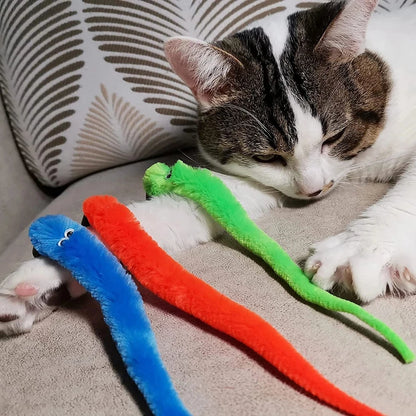 Plush Cat Toy Accessories Worms Replacement Head For Cat Stick Pet Toys