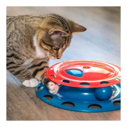 Catnip Chaser Track  Interactive Cat Toy With Catnip For Batting, Swatting, And Mental Stimulation