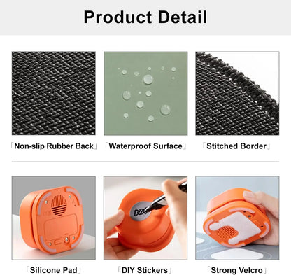 Mewoofun Dog Buttons with Rubber Mat Recordable Talking Buttons