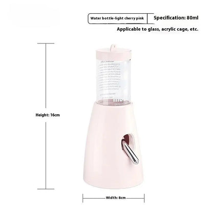 2In1 Hamster Feeder And Waterer Large Capacity Leakproof Automatic Feeder Leak Proof