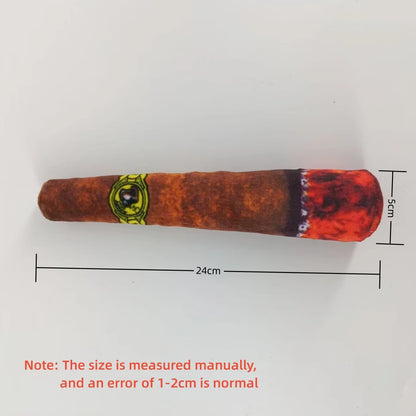 Interactive Dog Cigar Small Resistant Squeak Indestructible Chew Toy