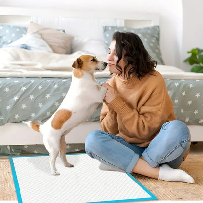Premium Disposable Dog Training Pads | Super Absorbency | Blue Extra Strength Leak-Proof