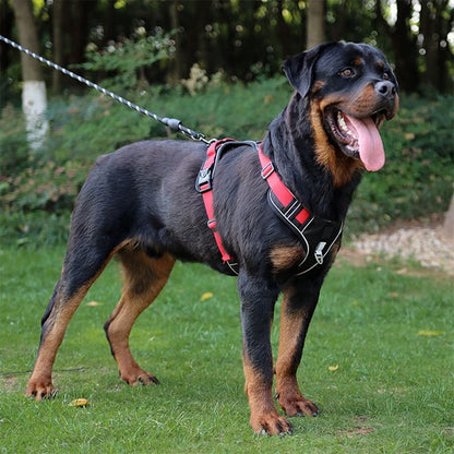 Reflective Harness for Medium and Large Dogs Waterproof Oxford Cloth
