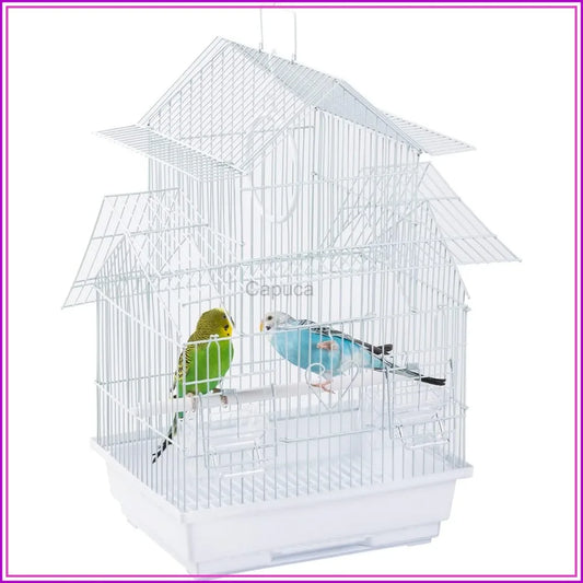 Lightweight Travel Bird Cage for Small Birds - Parakeets, Lovebirds, Finches