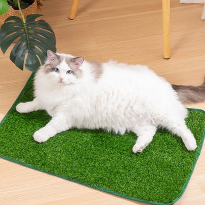 Green Artificial Turf Simulation Lawn Mat for Pets Portable Waterproof Dog Urinating Mat for Indoor And Outdoor Use