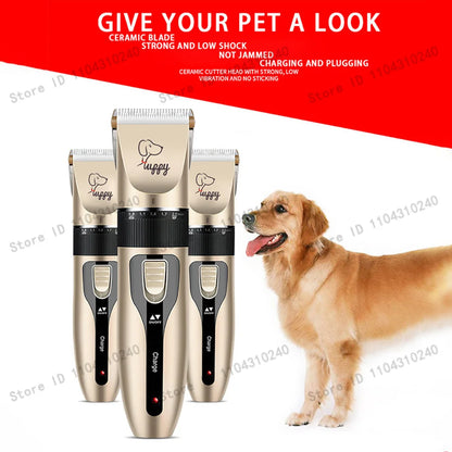 Pet Clippers For All Pets, Haircut Professional Trimmer - Shaver Cordless Rechargeable