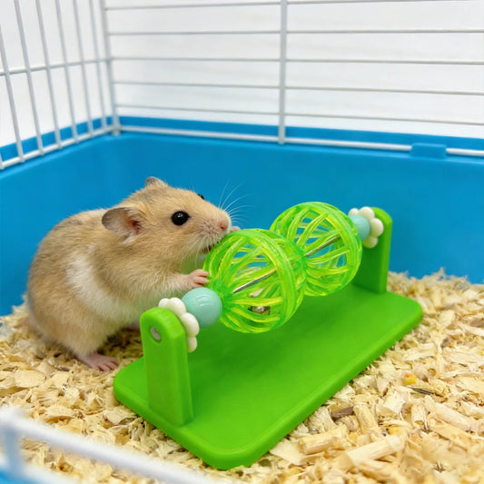 1PC Hamster Toy Rotating Bell Ball for Hamster Boredom,