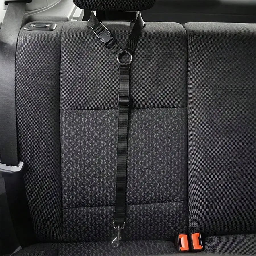 1pc Pet Car Belt, Dog Car Leash, Retractable Backseat Pet Tether,