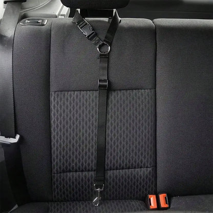 1pc Pet Car Belt, Dog Car Leash, Retractable Backseat Pet Tether,