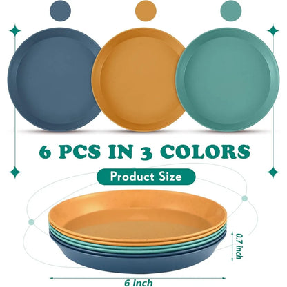 6 Pieces Small Pet Food Bowls for Cats and Kittens Shallow Wide Low-Profile Feeding Bowls Set,
