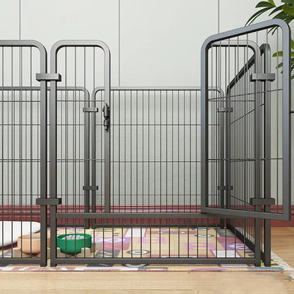Dog Fence Playpen Foldable Exercise Kennel, Escape Barrier Heavy Duty Cage