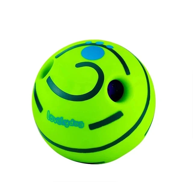 Wobble Wag Giggle Ball Interactive Dog And Cat Toy Chew Toy Giggle Sounds When Rolled or Shaken