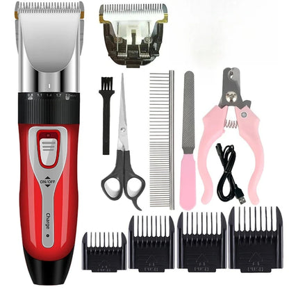 Pet Clippers For All Pets, Haircut Professional Trimmer - Shaver Cordless Rechargeable