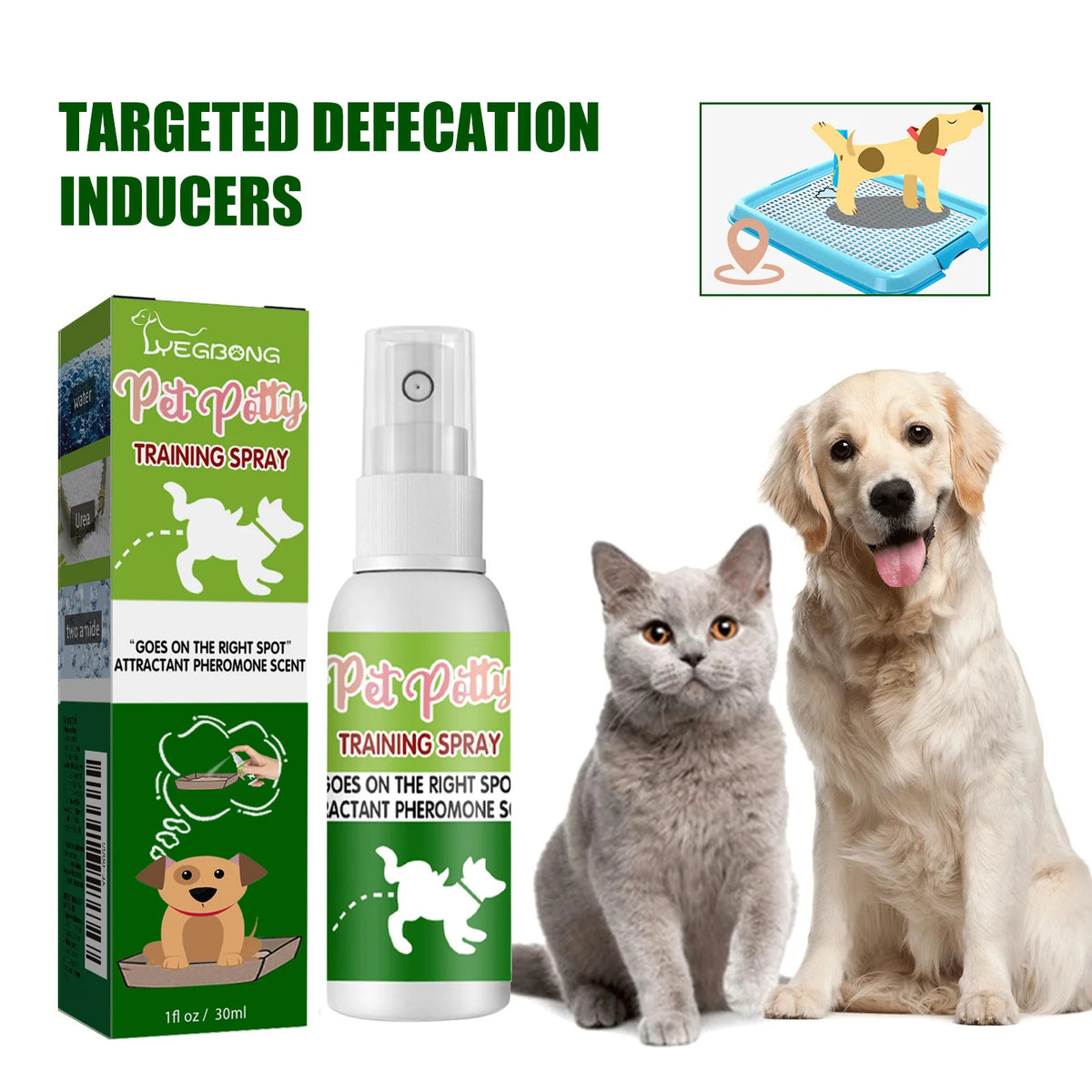 Pet Toilet Training Spray for Potty Positioning