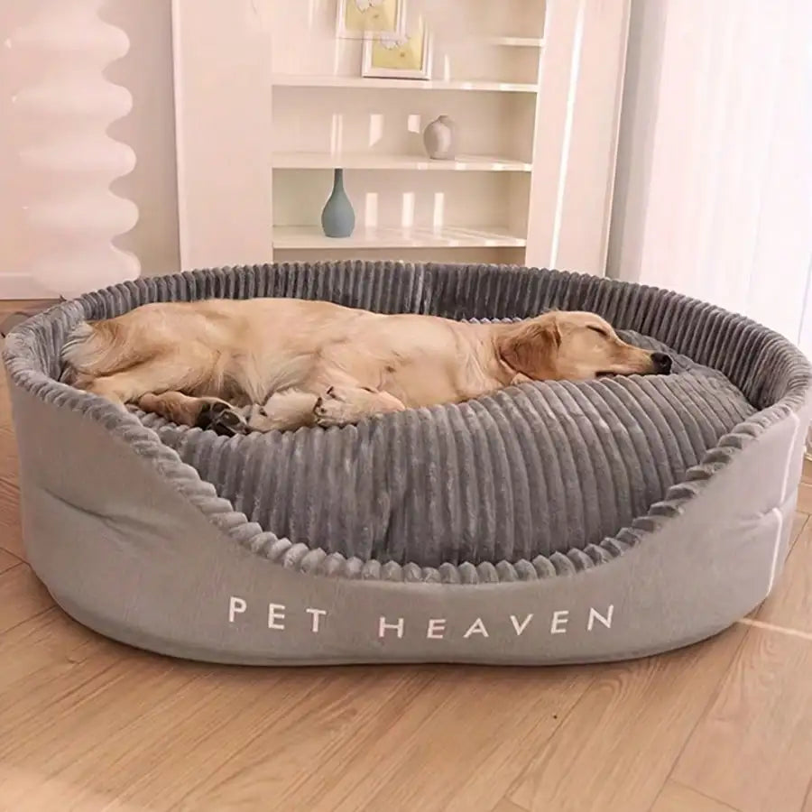 Machine-Washable Soft & Cozy Pet Bed – All-Season Dog & Cat House With Warm Mat