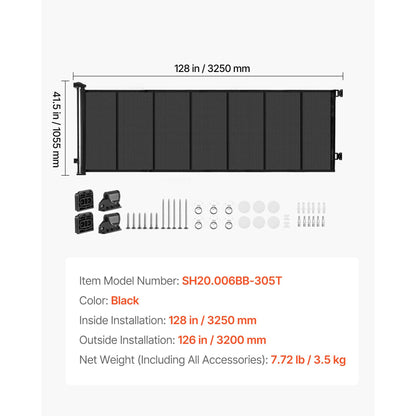 SucceBuy Retractable Pet Gate with Security Lock Easy to Use Walk Through Without Tripping