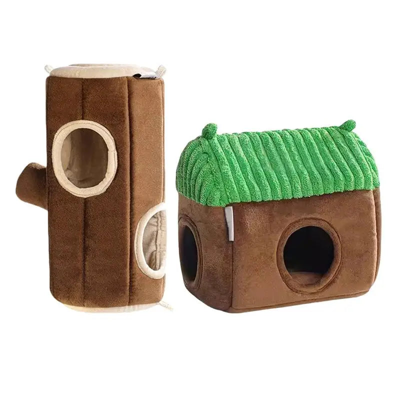 Hammock Warm Bed Small Animal Tube Cage House - Hamster Warm Bed, Tunnel House Double Sided