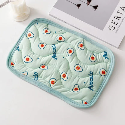 Small Pet Cooler Mat Summer Ice Silk Cool Feeling Hamster Kennel Mat